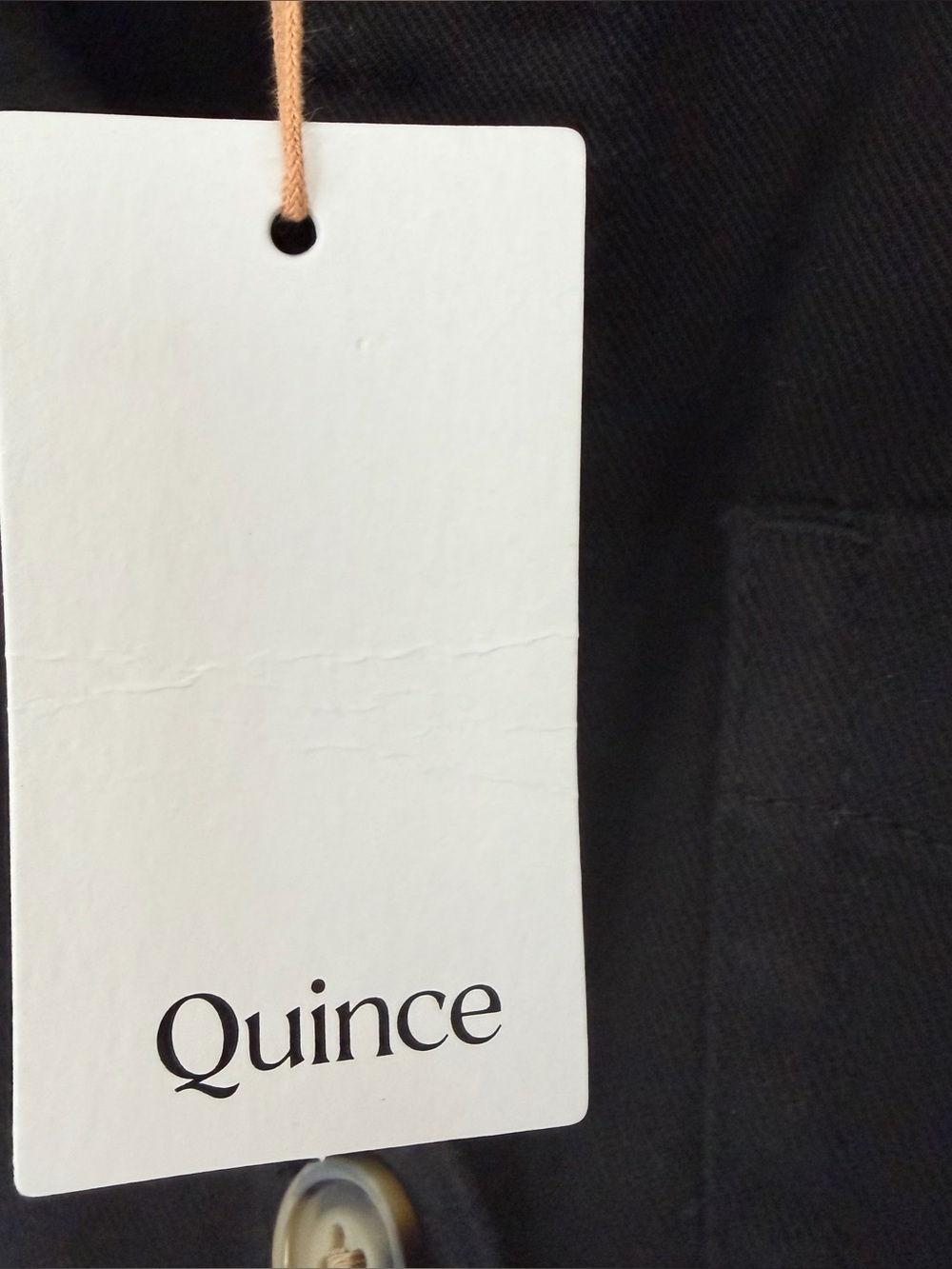 Quince Black Organic Comfort Stretch Chore Jacket Casual Classic Timeless Size M - Picture 5 of 10
